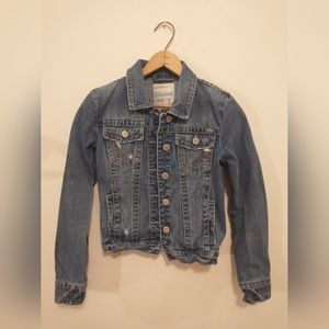 Aeropostale Denim Jean Jacket Breast Pockets Women's Size Small